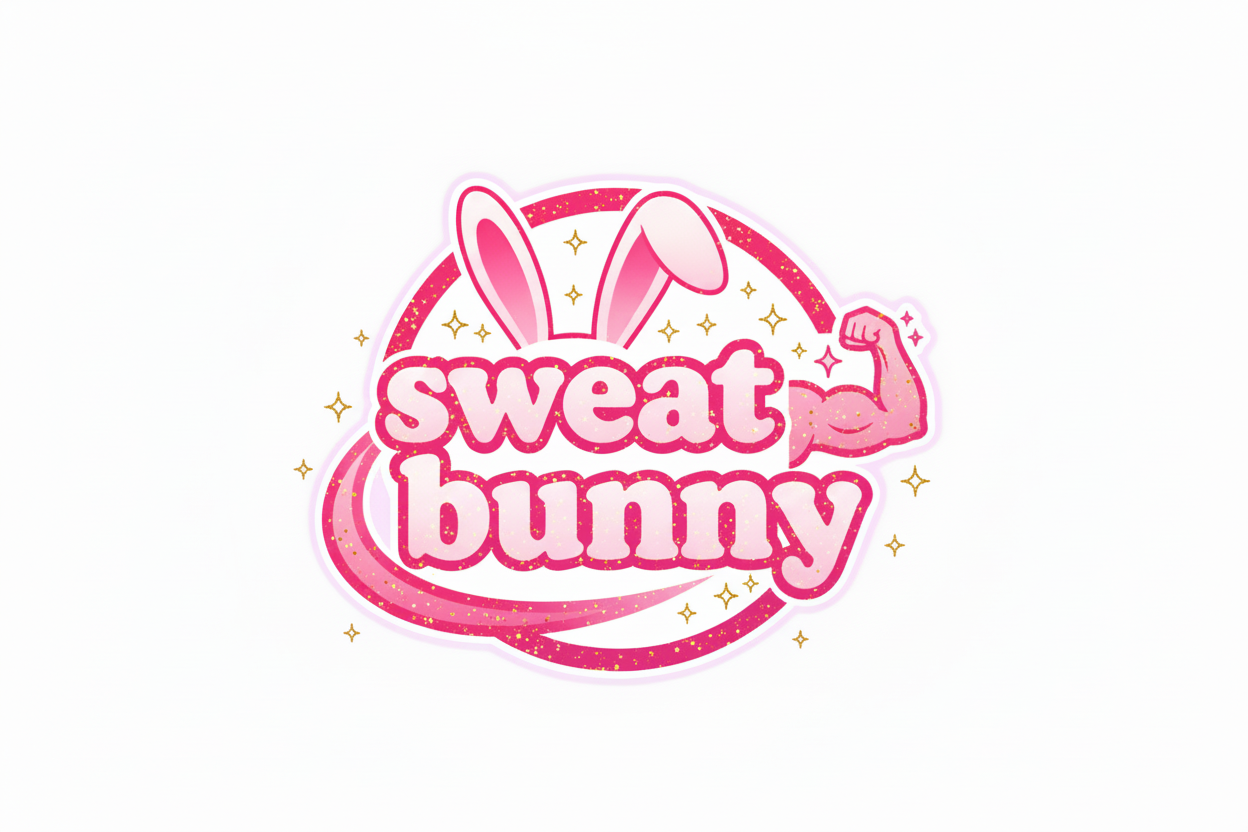 Sweat Bunny Sparkle Fitness Logo